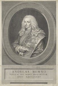 Portret van politicus Andrea Memmo