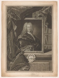 Portret van Polycarp Gottlieb Schacher
