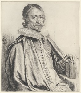 Portret van predikant Caspar Streso