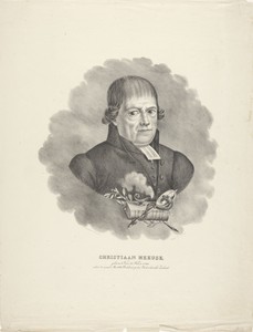 Portret van predikant Christiaan Meeuse