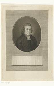 Portret van predikant Dirk Cornelis van Voorst