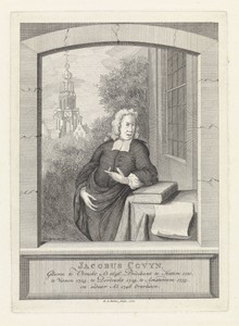 Portret van predikant Jacobus Covijn