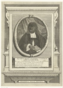 Portret van predikant Jacobus Elisa Johannes Capitein
