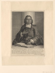 Portret van predikant Jacobus Elisa Johannes Capitein