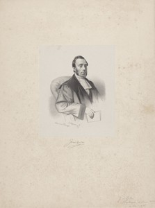 Portret van predikant Jan van Gilse