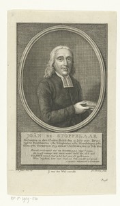 Portret van predikant Joan de Stoppelaar