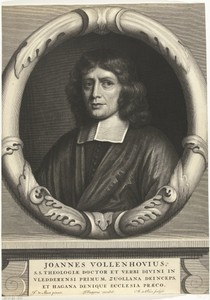 Portret van predikant Joannes Vollenhove