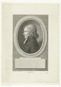 Portret van predikant Willem Christiaan van Manen