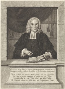 Portret van predikant Willem Koolhaas