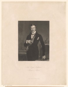 Portret van prins Albert van Saksen-Coburg en Gotha