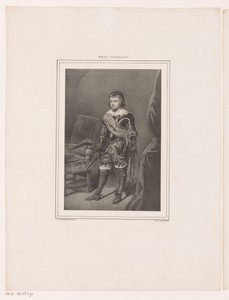 Portret van prins Balthasar Charles van Spanje