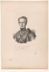 Portret van prins Ferdinand-Philippe d'Orléans