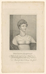 Portret van prinses Charlotte Augusta
