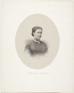 Portret van Prinses Helena van Saksen-Coburg