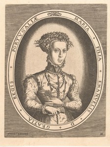 Portret van prinses Maria van Portugal