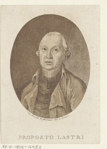 Portret van Proposto Lastri