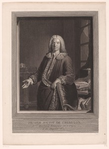 Portret van Prosper Jolyot de Crébillon