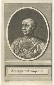 Portret van Publius Cornelius Scipio Africanus maior