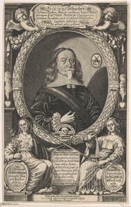 Portret van Quirinus Schacher op 63-jarige leeftijd