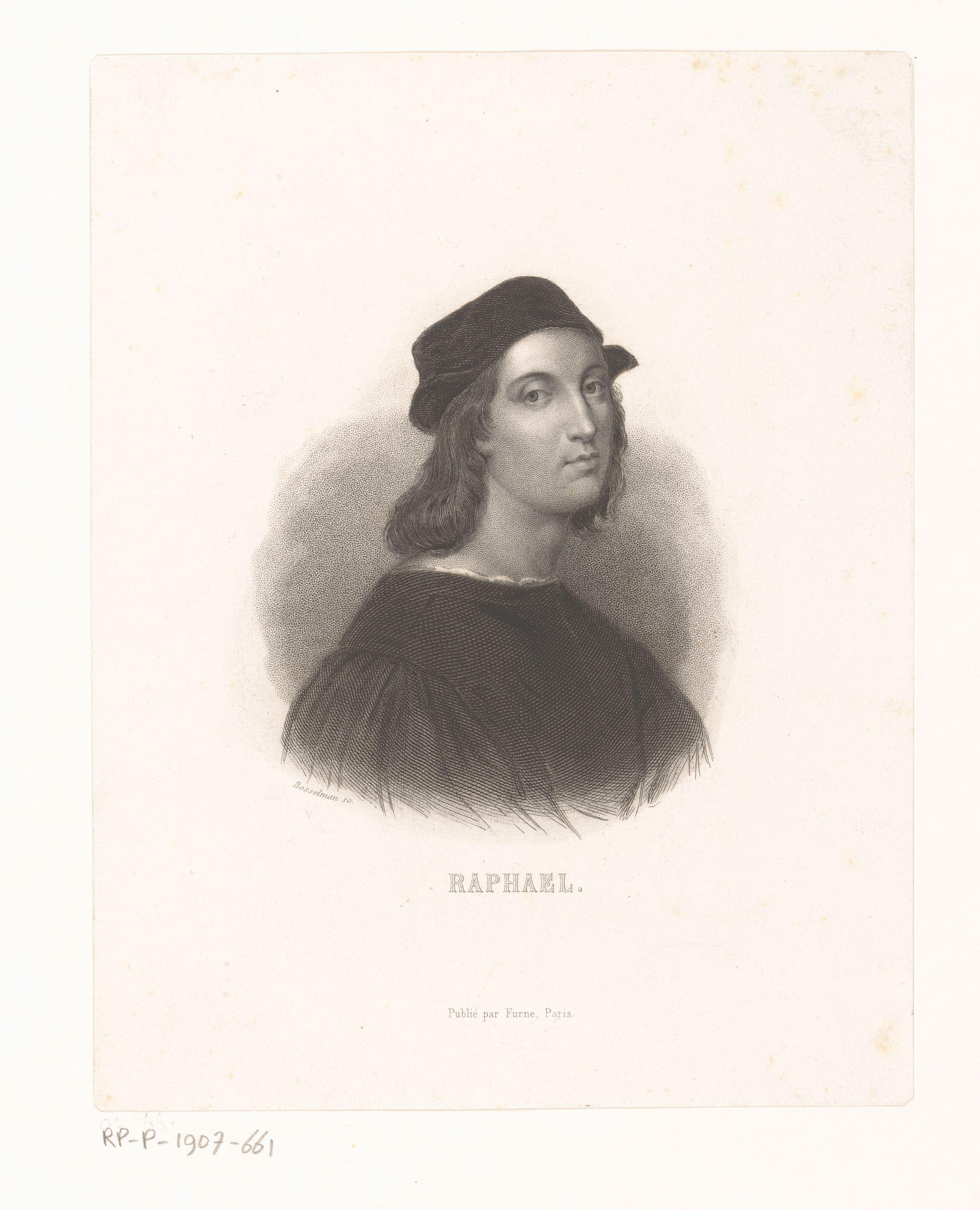 Portret van Rafaël by A. Bosselman