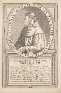 Portret van Raimund Godefroy, 12de Minister Generaal van de franciscaner orde