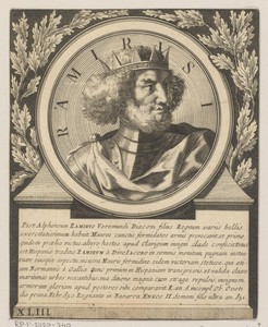 Portret van Ramiro I, koning van Asturië