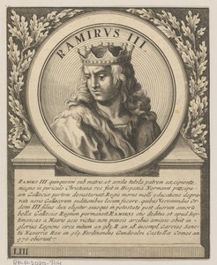 Portret van Ramiro III, koning van León