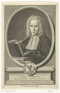 Portret van rechtsgeleerde Josephus Averanius