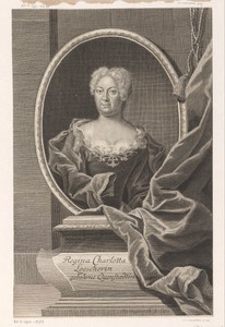 Portret van Regina Charlotta Loescher