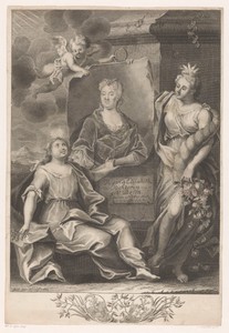 Portret van Regina Elisabeth Richter