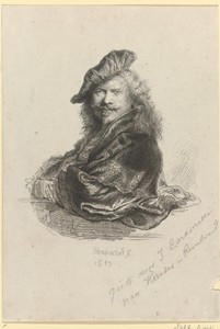 Portret van Rembrandt Harmensz. van Rijn