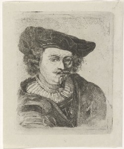Portret van Rembrandt Harmensz. van Rijn