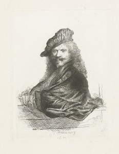 Portret van Rembrandt Harmensz. van Rijn