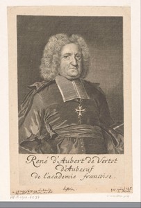Portret van René Aubert de Vertot