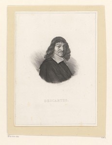Portret van René Descartes