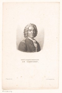 Portret van René-Jacques Croissant de Garengeot