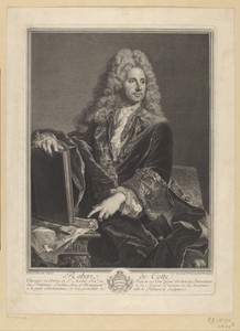 Portret van Robert de Cotte