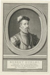 Portret van Robert Dudley, graaf van Leicester