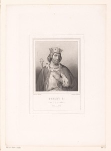 Portret van Robert II de Vrome, koning van Frankrijk
