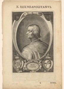 Portret van Robert, koning van Napels