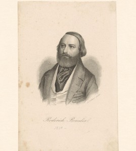 Portret van Roderich Benedix
