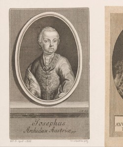 Portret van Rooms-Duits keizer Jozef II als aartshertog van Oostenrijk