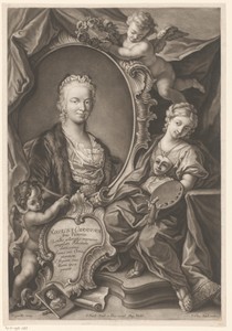 Portret van Rosalba Carriera