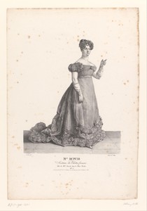 Portret van Rose Dupuis als Madame Dorval in La Mère Rivale