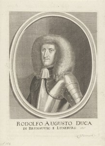 Portret van Rudolf August van Brunswijk-Wolfenbüttel