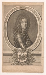 Portret van Rudolf August von Braunschweig-Wolfenbüttel