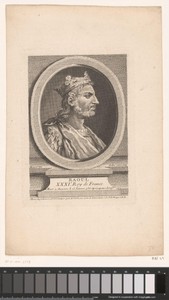 Portret van Rudolf van Frankrijk