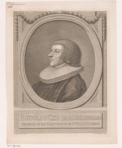 Portret van Rudolph Gerhart Behrmann