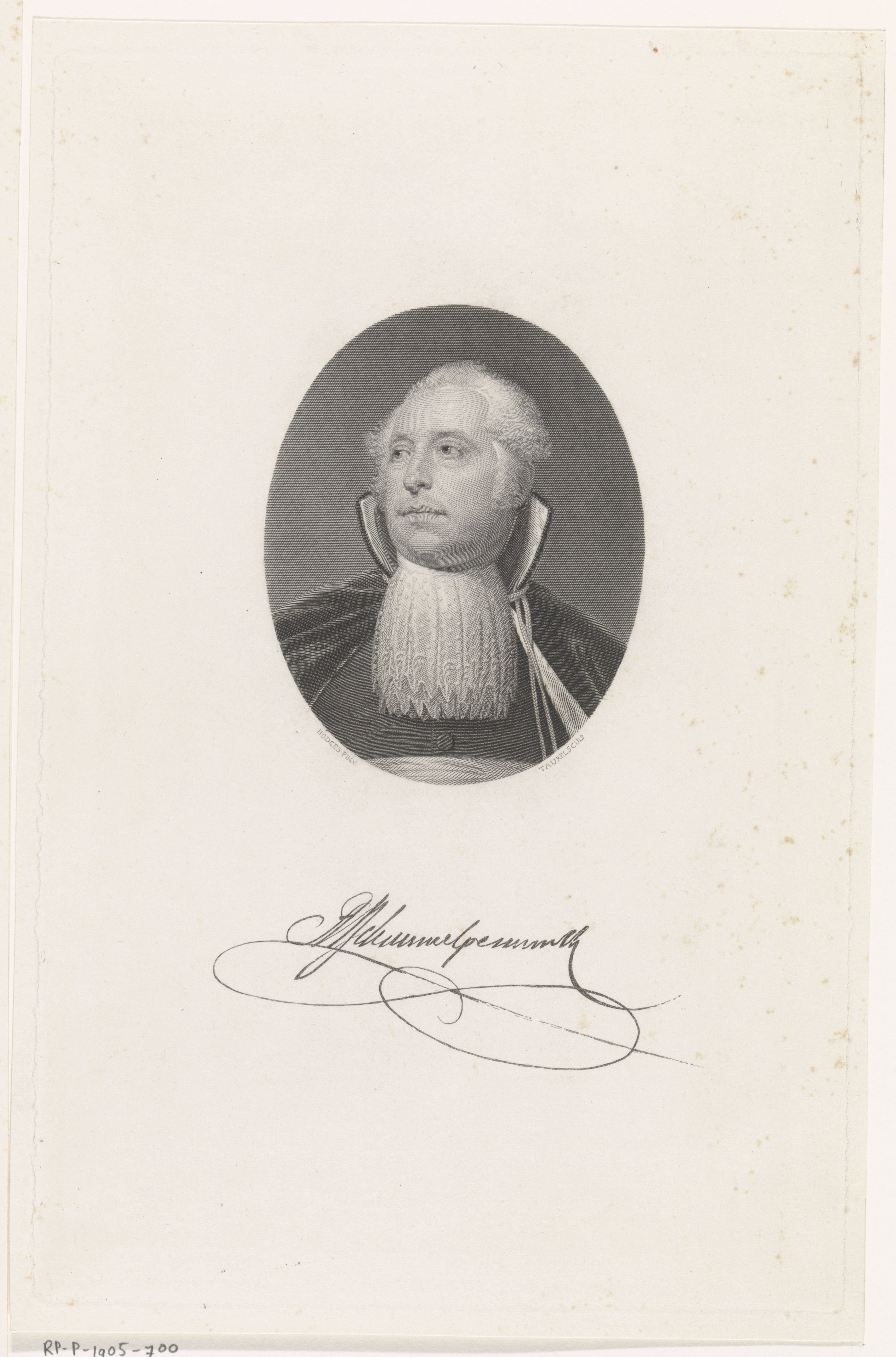 Portret van Rutger Jan Schimmelpenninck by Edouard Taurel