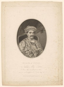 Portret van Saadat Ali Khan I